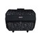 XL 4 Wheel Collapsible Deluxe Rolling Sewing Machine Storage Case, Black & Floral